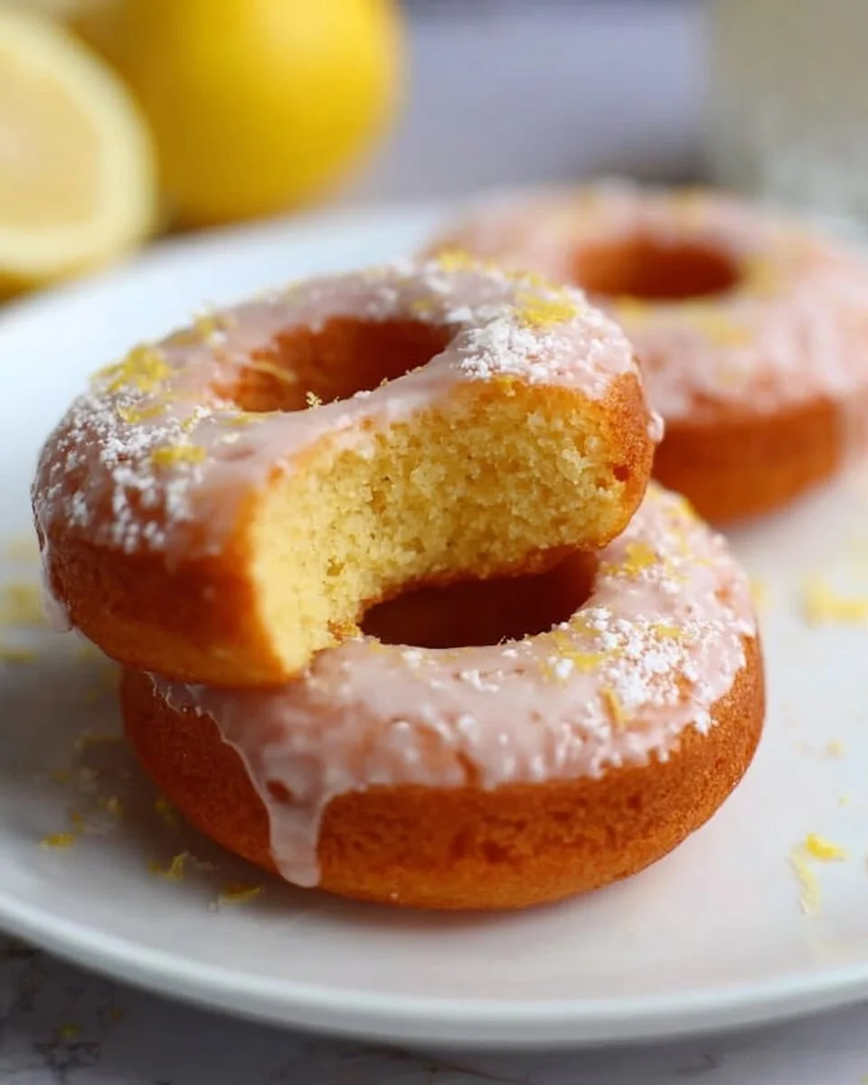 Delicious Keto Lemon Donuts for a low-carb diet.