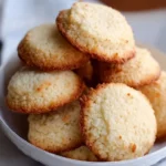 Plate of delicious Keto Vanilla Wafers for a low-carb diet