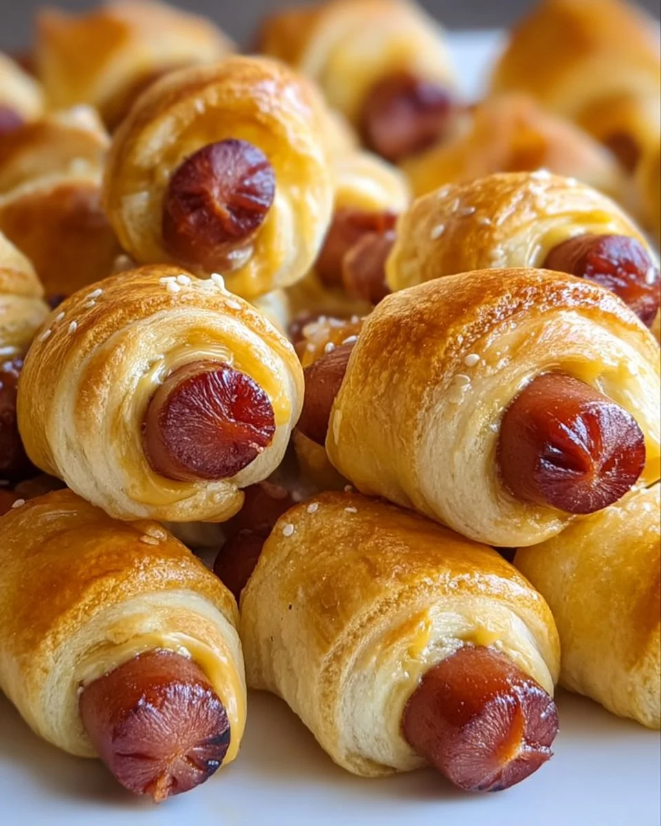 Lil Smokies Pigs in a Blanket appetizer served on a platter
